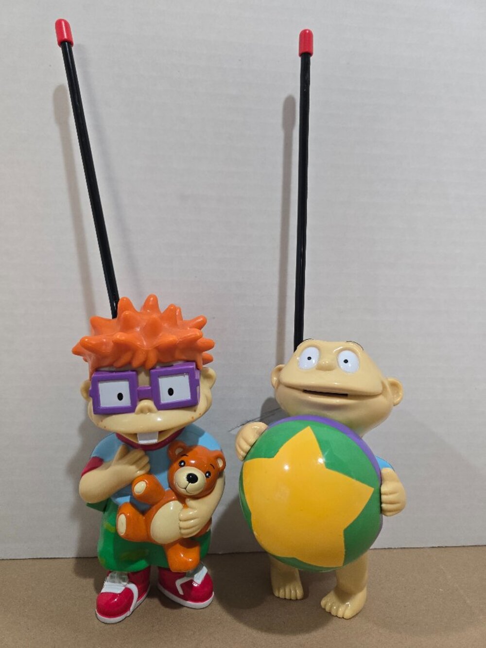Nickelodeon Rugrats Walkie Talkies Tommy Pickles Chuckie Finster Vintage 1998